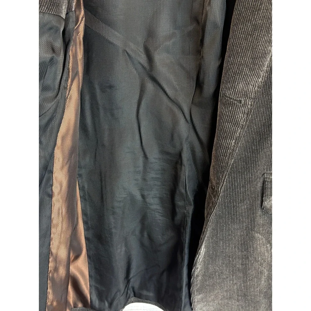 Claiborne Mens Brown Corduroy Blazer‎ Jacket 42L Business Casual